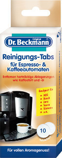 Reinigungs-Tabs für Espresso- & Kaffeeautomaten - Dr.Beckmann Tabs